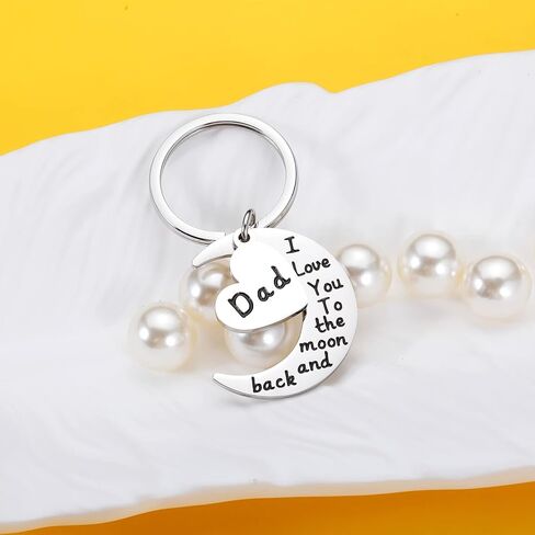 هدايا الآباء من الابنة الرجال الأب سلسلة المفاتيح هدية عيد ميلاد الأب للأب الجديد بابا أبي ليكون الأب من ابنة الابن in Kuwait