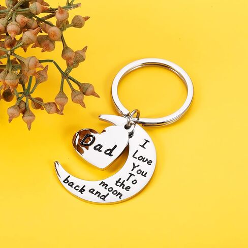 هدايا الآباء من الابنة الرجال الأب سلسلة المفاتيح هدية عيد ميلاد الأب للأب الجديد بابا أبي ليكون الأب من ابنة الابن in Kuwait