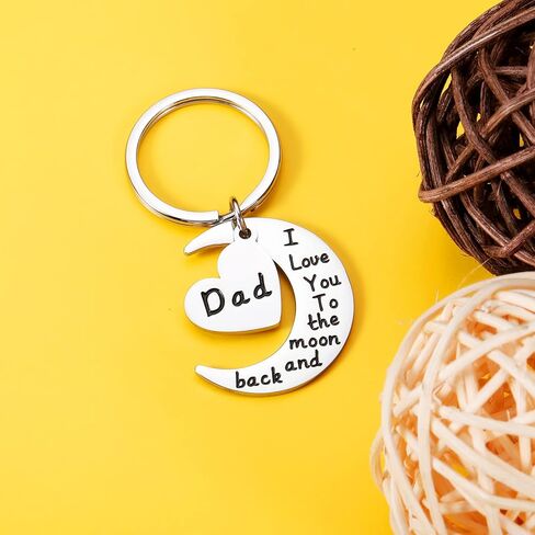 هدايا الآباء من الابنة الرجال الأب سلسلة المفاتيح هدية عيد ميلاد الأب للأب الجديد بابا أبي ليكون الأب من ابنة الابن in Kuwait