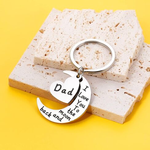 هدايا الآباء من الابنة الرجال الأب سلسلة المفاتيح هدية عيد ميلاد الأب للأب الجديد بابا أبي ليكون الأب من ابنة الابن in Kuwait