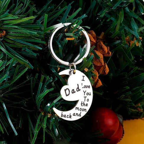 هدايا الآباء من الابنة الرجال الأب سلسلة المفاتيح هدية عيد ميلاد الأب للأب الجديد بابا أبي ليكون الأب من ابنة الابن in Kuwait