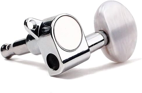 Acoustic Guitar Tuner Machine Head Red Electric Guitar Tuning Key 3x3 Closed Guitar Tuning Pegs Metal in Saudi Arabia