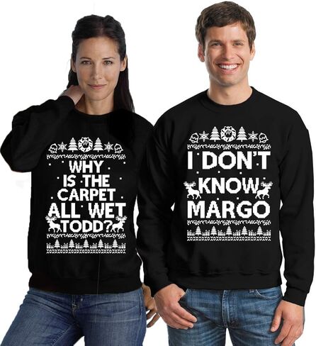 Margo Todd Sweatshirts Todd Margo Sweaters Couples Christmas Sweater in Saudi Arabia