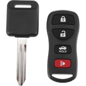 X AUTOHAUX KBRASTU15 315MHz Keyless Entry Remote Ignition Transponder Key Fob for Nissan 350Z 2003-2008 for Infiniti QX56 2004-2007 4 Buttons