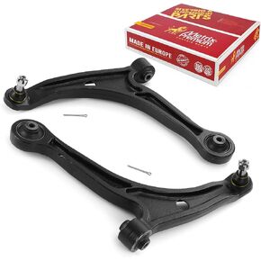 Metrix Premium Chassis Parts - Front Left & Right Lower Control Arm w Ball Joint & Bushing Assembly Kit Fits 2003-2008 Honda Pilot, 2001-2006 Acura MDX, Replacement RK621349, RK621350, Made in Europe