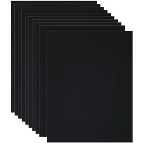 BENECREAT 10Pcs 11x8.5inch Black Plastic Brim Insert, Rectangle Baseball Cap Visor Insert, Hat Brim Replacement Liner Shaper for DIY Repair Custom Brims, Craft Sewing, Cap Supplies Making