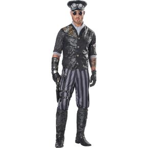 California Costumes mens Steampunk Commander Adult Costume