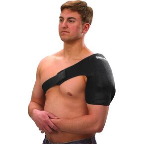 MUELLER Sports Medicine Reusable Cold/Hot Therapy Wrap, Ice Pack, Cold & Hot Packs for Injuries and Pain Relief, Black, Large