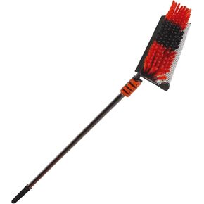 HydroCleaner XL Telescoping Power Wash Brush with Hose Attachment, Perfect for RV & Car Washing, Cleaning Decks and Sidings - Built-in Soap Dispenser and High-Intensity Power Jets (23 FT)