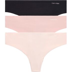 Calvin Klein Invisibles Seamless Thong Panties, 3 Pack