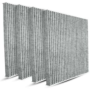 4Pcs Cabin Air Filter Fit for Freightliner Cascadia 2019 2020 2021 2022 2023 Trucks, Replace BOA91559 AF26235 P609422 PA4857 CAF24003 PA10181