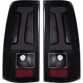 Boine LED الذيل ضوء الجمعية متوافق مع 2003 2004 2005 2006 تشيفي سيلفرادو 1500 2500 3500 السائق والركاب الجانب LED أنبوب الضوء الخلفي مصابيح الفرامل 12V رقائق LED (الأحمر)