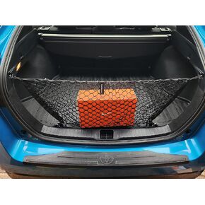 Envelope Style Automotive Elastic Trunk Mesh Cargo Net for Toyota Prius 2016-2022 - Premium Trunk Organizer and Storage - Luggage Net for Sedan - Best Car Organizer for Toyota Prius (XW50)