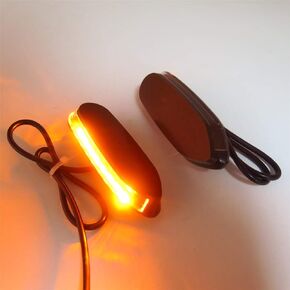 SMT- Led Amber Signal Mirror Block Off Base Plate Compatible with SUZUK Gsxr 600 750 1000 2006-2008 [P/N: MT222-010A]