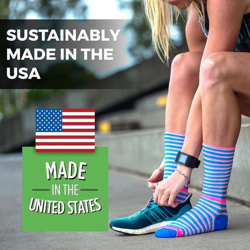 Wrightsock Run Tab Running Socks for Men and Women – Cushioned, Eco-Friendly Anti Blister Socks - American Made in Saudi Arabia