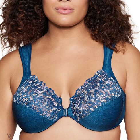 Glamorise Women's Wonderwire Front-Closure Bra Underwire 1245 in Saudi Arabia