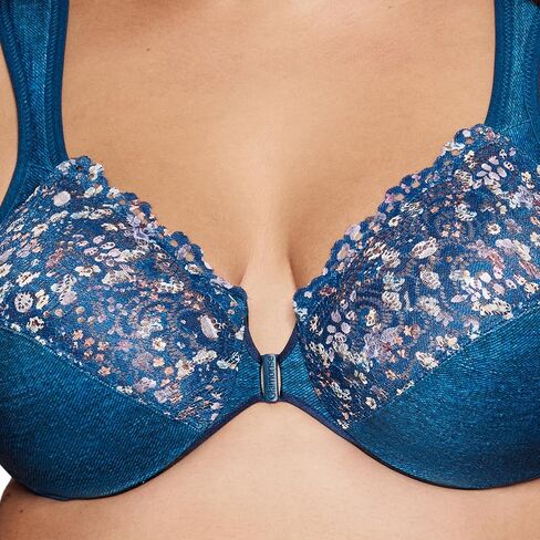Glamorise Women's Wonderwire Front-Closure Bra Underwire 1245 in Saudi Arabia