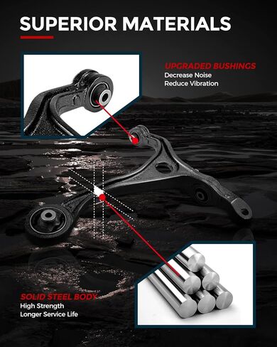 KAX Control Arms K620616 K620617 Replacement for Accord FWD 2.4L2003-2007,TSX Base 2.4L 2008-2004 Suspension Arm Kit in Saudi Arabia