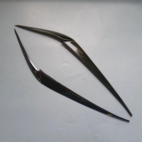 غطاء المصباح الأمامي الرياضي الجديد من ZiWen، قوالب تزيين الحواجب لسيارة BMW X3 X4 X3M X4M (18-23 X3 G01، أسود لامع) in Kuwait