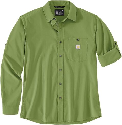 قميص Carhartt الرجالي Force Sun Defender ذو مقاس مريح وخفيف الوزن وأكمام طويلة in Kuwait