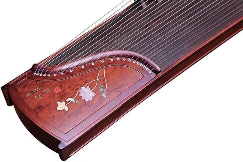 Landtom® Professional Concert Level Nanmu Wood Guzheng (163 سم) مع أعمال يدوية منحوتة يدويًا للبالغين / الأطفال / كبار / متوسطين / مبتدئين (تنين يزأر) in Kuwait