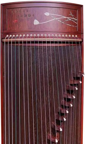 Landtom® Professional Concert Level Nanmu Wood Guzheng (163 سم) مع أعمال يدوية منحوتة يدويًا للبالغين / الأطفال / كبار / متوسطين / مبتدئين (تنين يزأر) in Kuwait