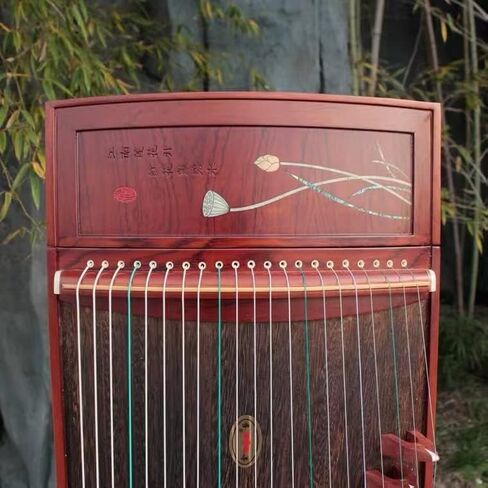Landtom® Professional Concert Level Nanmu Wood Guzheng (163 سم) مع أعمال يدوية منحوتة يدويًا للبالغين / الأطفال / كبار / متوسطين / مبتدئين (تنين يزأر) in Kuwait