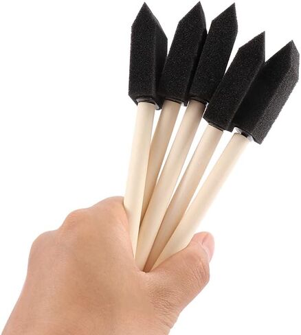 Leadigol 5Pcs/Set Car Grille Cleaner Wood Handle Car Air Conditioner Vent Brush Blinds Duster Brush Auto Detailing Sponge Cleaner Car Washer in Saudi Arabia