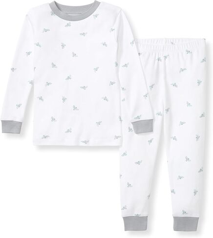 Burt's Bees Baby Baby Boys' Pajamas, Tee and Pant 2-Piece Pj Set, 100% Organic Cotton, Polar Mountain in Kuwait