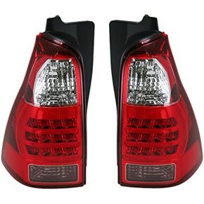 TRQ Rear Tail Lights Set Compatible with 2006-2009 Toyota 4Runner