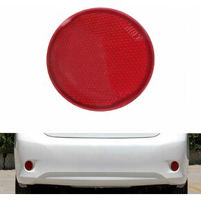 1Pair Bumper Reflector Light Rear Left Right Tail Light Red LED For Toyota Corolla 2007 2008 2009 2010