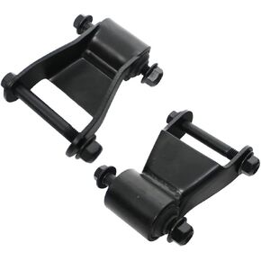 Pair Rear Leaf Spring Shackle Repair Kit for 2001-2010 Chevy Avalanche Silverado Suburban 2500 3500 HD Classic, for 2001-2010 GMC Sierra Yukon 2500 3500 HD Classic Truck #722-030