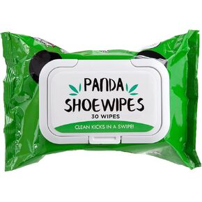Panda Shoe Wipes. Removes Dirt, Grime, Dust, etc! Clean Sneakers Quick Wipes for Sneakers.