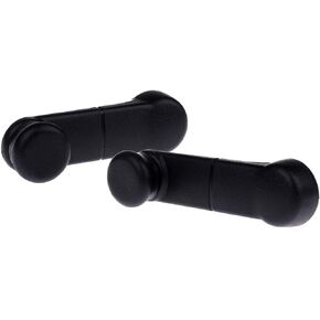 Interior Window Crank Handle Fits 1987-1996 for Ford Bronco for F-150 for F-250 for F-350 2Pcs Black
