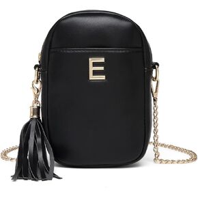 Fashion Small Crossbody Bag Tassel Leather Shoulder Handbag with Chain