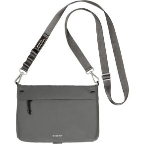 MAGEASY Small Crossbody Bag - Water-Resistant Small Sacoche Bag | Fit 6.9" Phone, Keys, Earbuds, Passport & More - 2L Sacoche