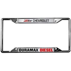 Compatible with Chevrolet Duramax Diesel Z71 License Plate Frame