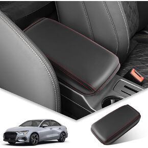 BIBIBO لعام 2024 Audi A3 غطاء وحدة التحكم المركزية، وسادة مسند الذراع 2022 2023 2024 Audi A3 8Y غطاء مسند الذراع Audi A3 الملحقات الداخلية 2022-2024 Audi A3 غطاء مسند الذراع A3 2022-2024 (خط أسود أحمر) in Kuwait