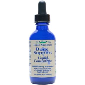 Eidon Mineral Bone Support Liquid Supplement - Ionic Trace Mineral Drops to add to Water for Bone Health, Calcium, Magnesium, Zinc, Manganese, Silica, Sulfur, Boron, Bioavailable - 18 oz