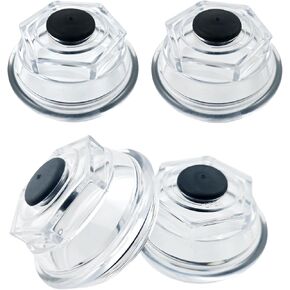 4PCS Oil Bath Caps, K71-704-00 Compatible with Dexter 9k-10K 8-415 430 General Duty Axles Built After July 2009, for Dexter 9K 10K 3.5" Threads Trailer Axle Plastic Cover 21-88 Oil Caps