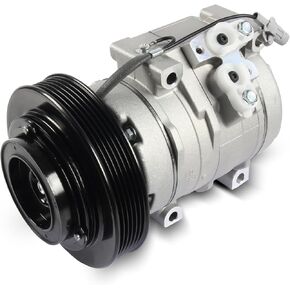 AC Compressor with Clutch Fits for Tyt Corolla 1.8L 2003-2008, Matrix 1.8L 2003-2008, A/C Compressor Replace 88310-50160, 158386, 157386, CO-11247C
