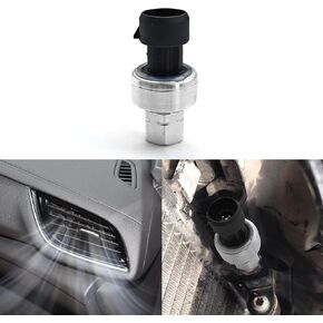 AC Pressure Sensor Switch, Car Air Conditioning Pressure Sensor, 1551343 13587668 Air Conditioning Refrigerant Pressure Sensor for Buick Cadillac Pontiac Saturn, HVAC Pressure Transducer