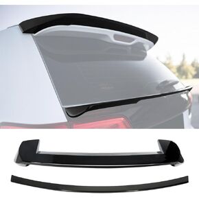 2Pcs Roof Spoiler + Rear Spoiler Wing for Jeep Grand Cherokee 2013-2021 Rear Window Roof Spoiler & Mid Spoiler Wing