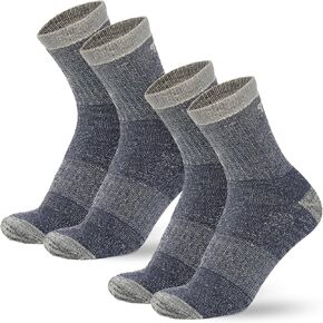 Merino.tech Merino Wool Socks for Men Women - Hiking Merino Wool Quarter Socks Thermal Warm Midweight
