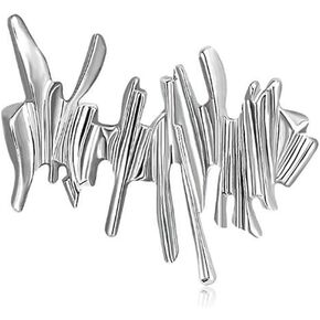 Irregular Metal Brooch Retro Geometric Irregular Metal Brooch Fashion Retro Corsage Ladies Clothing Gifts Decorative Gifts