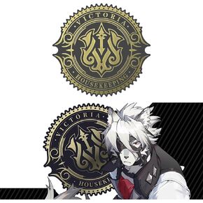 ZZZ VICTORIA HOUSEEEPING badge brooch Lycaon Ellen Cosplay Jewelry Costume Prop Accessories in Kuwait