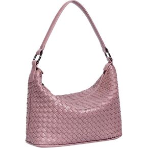 Woven Crossbody Purses for Women - Designer Vegan Leather Purse with Adjustable Strap, Top Handle and Shoulder Bag Options