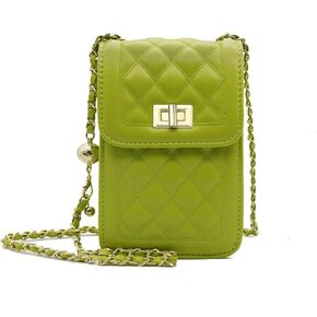 YAMEIZE Small Crossbody Cell Phone Purse - Women Shoulder Bags PU Leather Mini Wallet Bag with Adjustable Shoulder Strap
