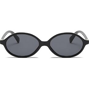 Retro Oval Sunglasses for Women Men Vintage 90s Sunglasses Trendy Fashion Sun Glasses Designer Shades in Kuwait
