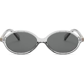 Retro Oval Sunglasses for Women Men Vintage 90s Sunglasses Trendy Fashion Sun Glasses Designer Shades